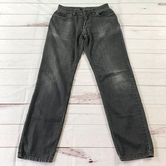 Prana Men 30W X 34L Gray Slim Fit Straight Leg Jeans - Picture 1 of 11